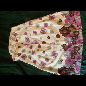 Strapless plus size dress